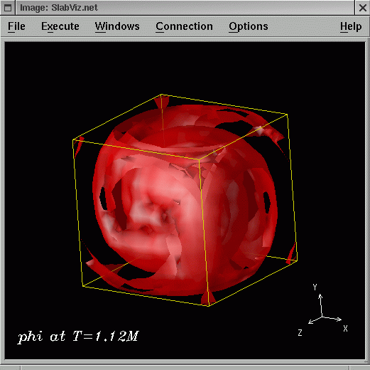 WaveToy Isosurface Visualization